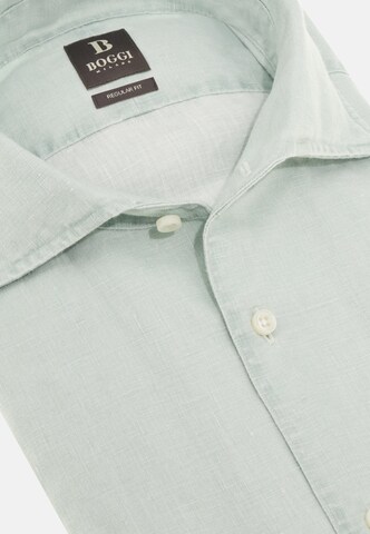 Coupe regular Chemise Boggi Milano en vert