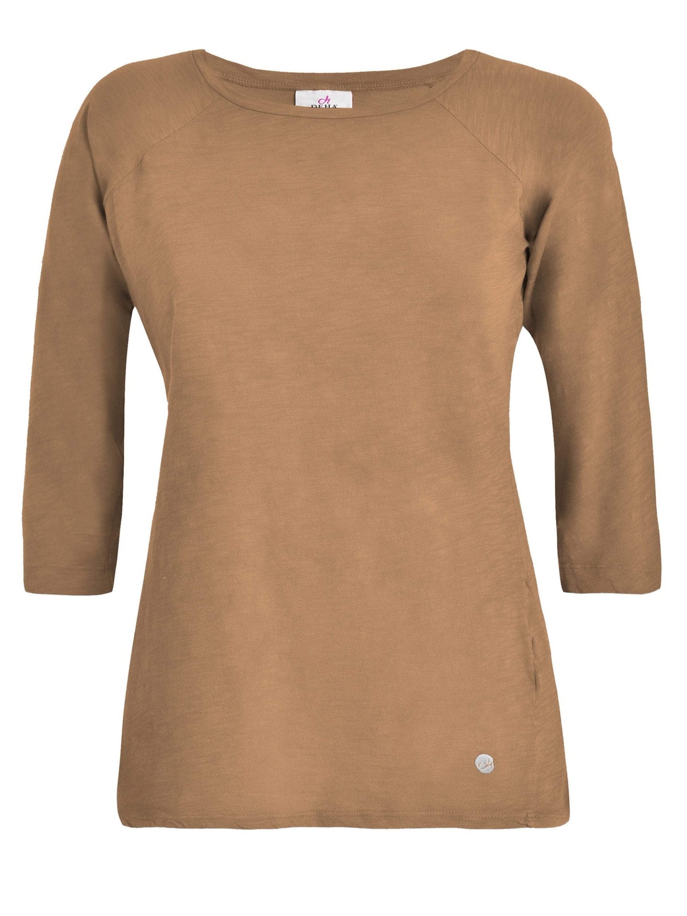 Maglietta di DEHA in marrone: frontale