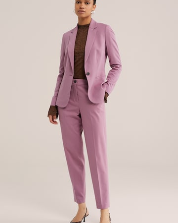 Slimfit Pantaloni di WE Fashion in lilla