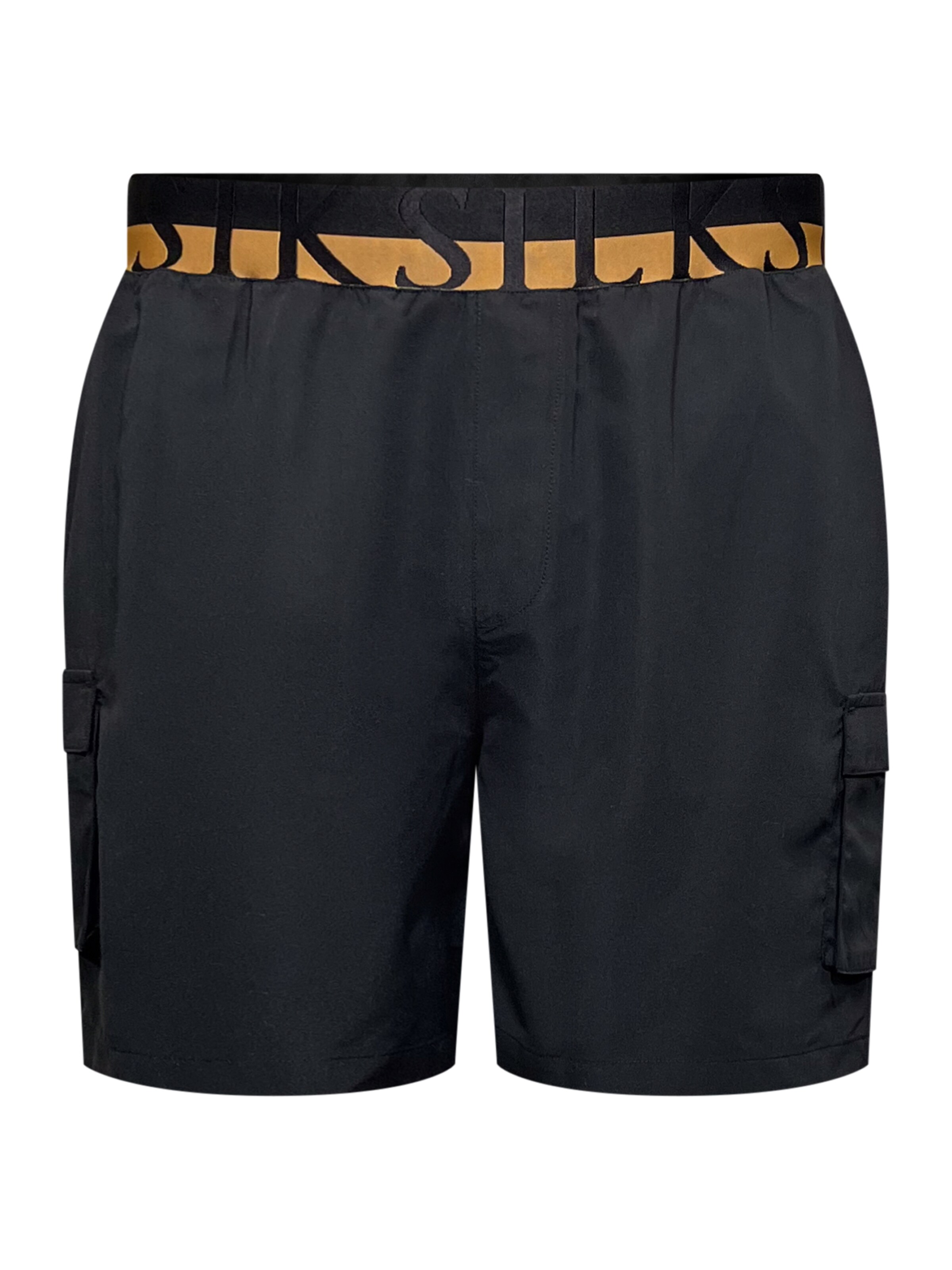 SikSilk Zwemshorts in Zwart: voorkant