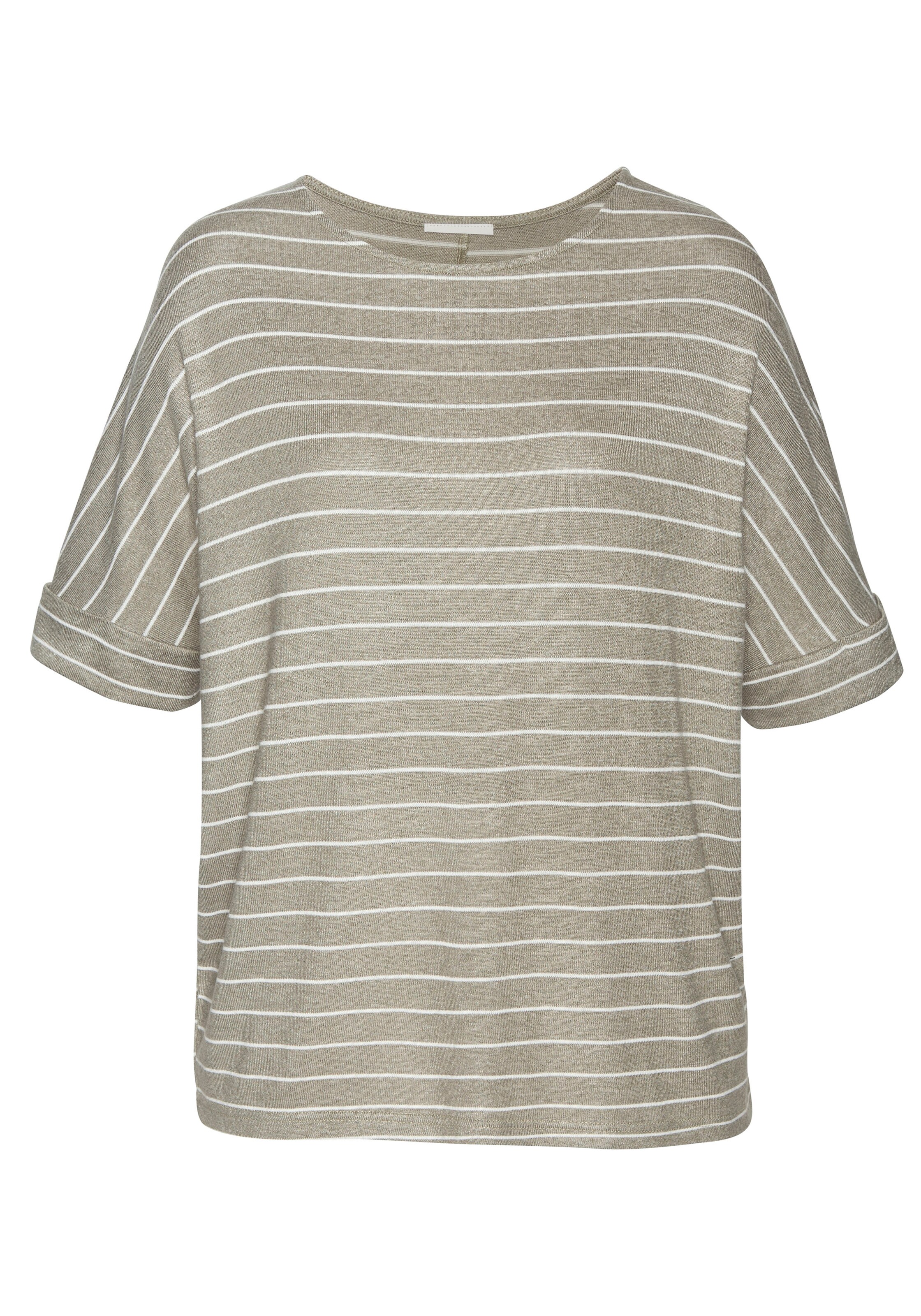 LASCANA Shirt in Grey: front