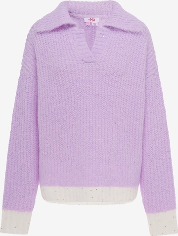 Pull-over MYMO en violet : devant