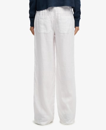 Superdry & Co Baggy Broek in Wit