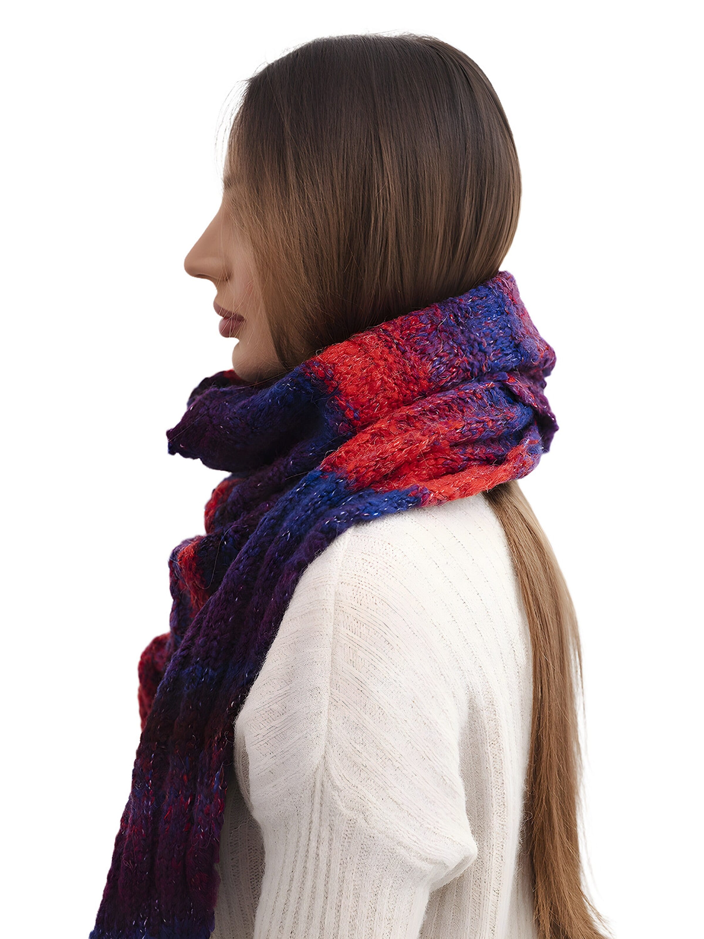 Lumera Szalik w kolorze czerwony