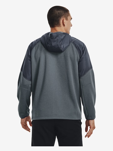 UNDER ARMOUR - Sudadera con cremallera deportiva en gris