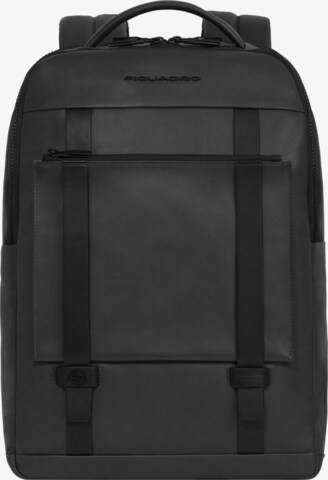 Piquadro Rucksack 'David' in Schwarz: predná strana