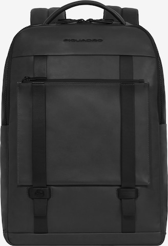 Piquadro Backpack 'David' in Black: front