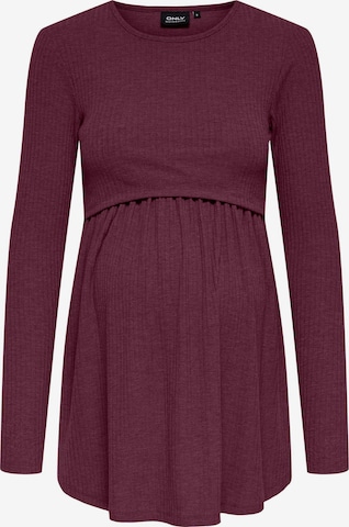 Only Maternity - Blusa 'OLMMALAYA' en rojo: frente