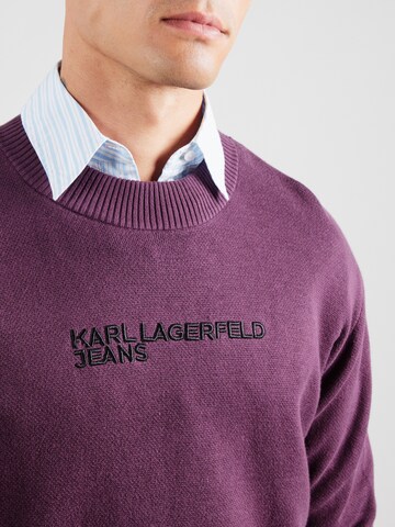 KARL LAGERFELD JEANS Pullover in Lila