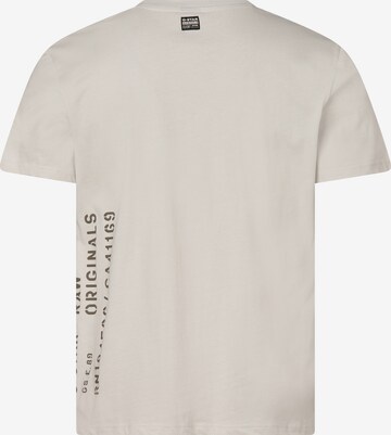 G-Star RAW - Camiseta 'Side Stencel' en gris