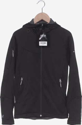 SALEWA Sweatshirt & Zip-Up Hoodie in XS in Black: front
