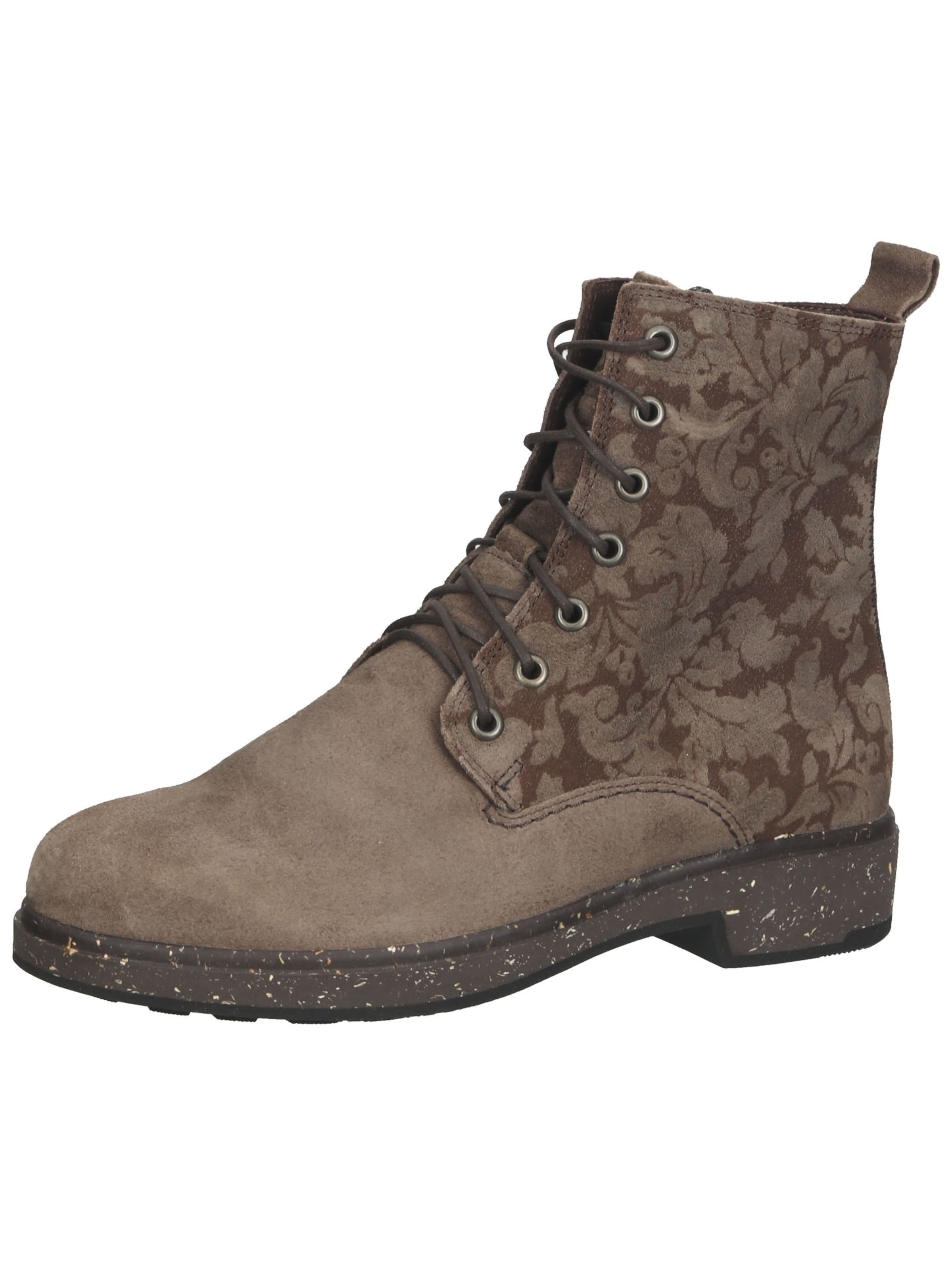 THINK! Lace-up bootie in Brown: front