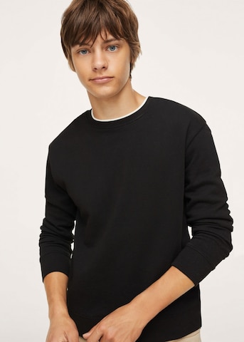 MANGO TEEN Sweatshirt in Black