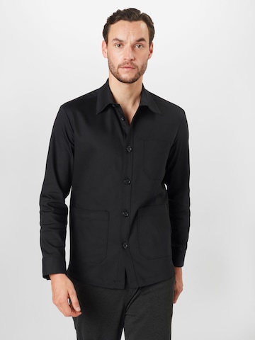 Coupe regular Chemise 'LAWEE' DRYKORN en noir : devant