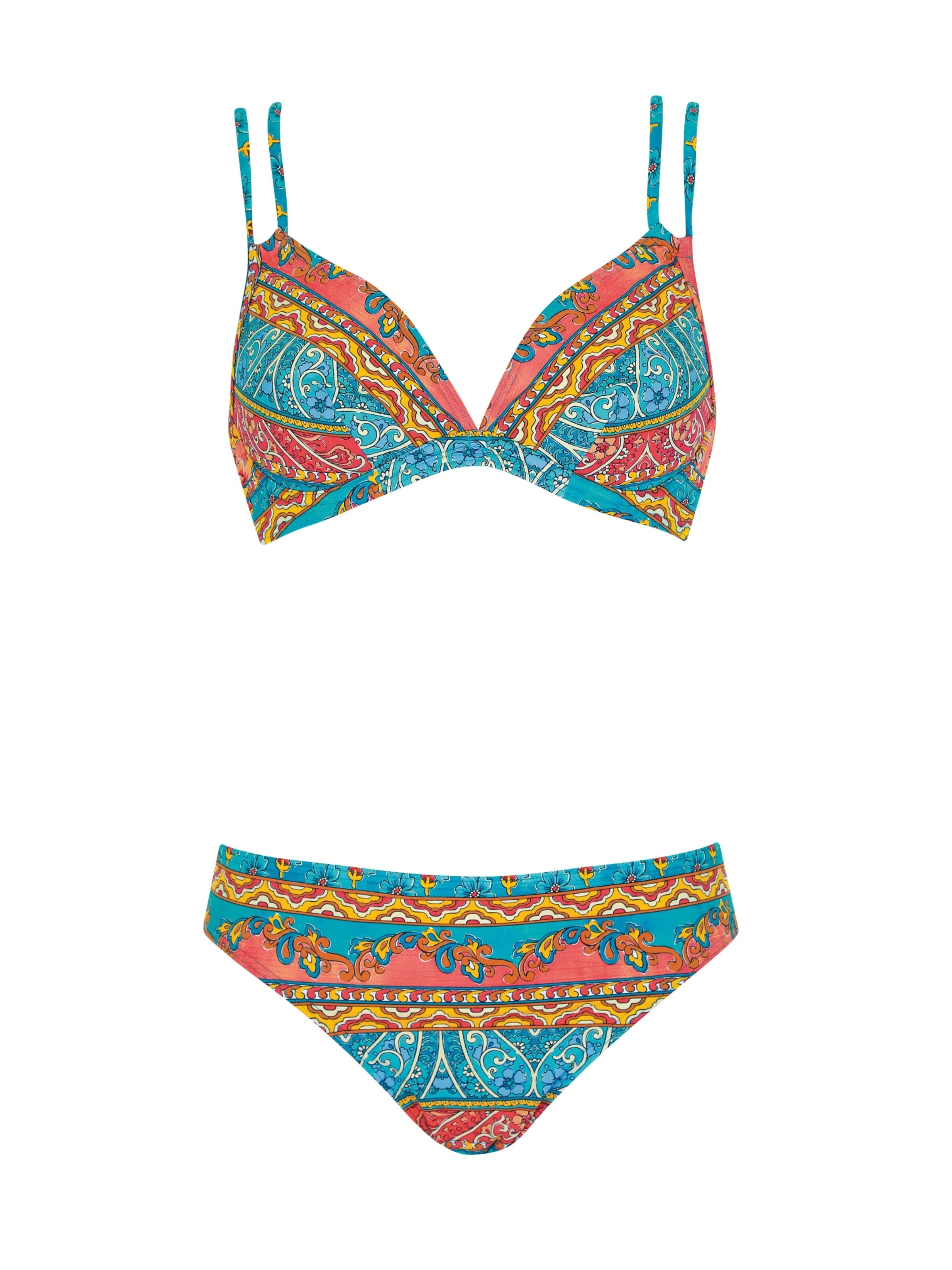 OLYMPIA Triangel Bikini i blandingsfarvet: forside