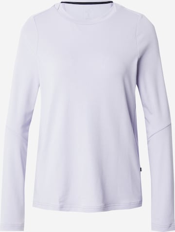 On - Camiseta funcional 'Focus' en lila: frente