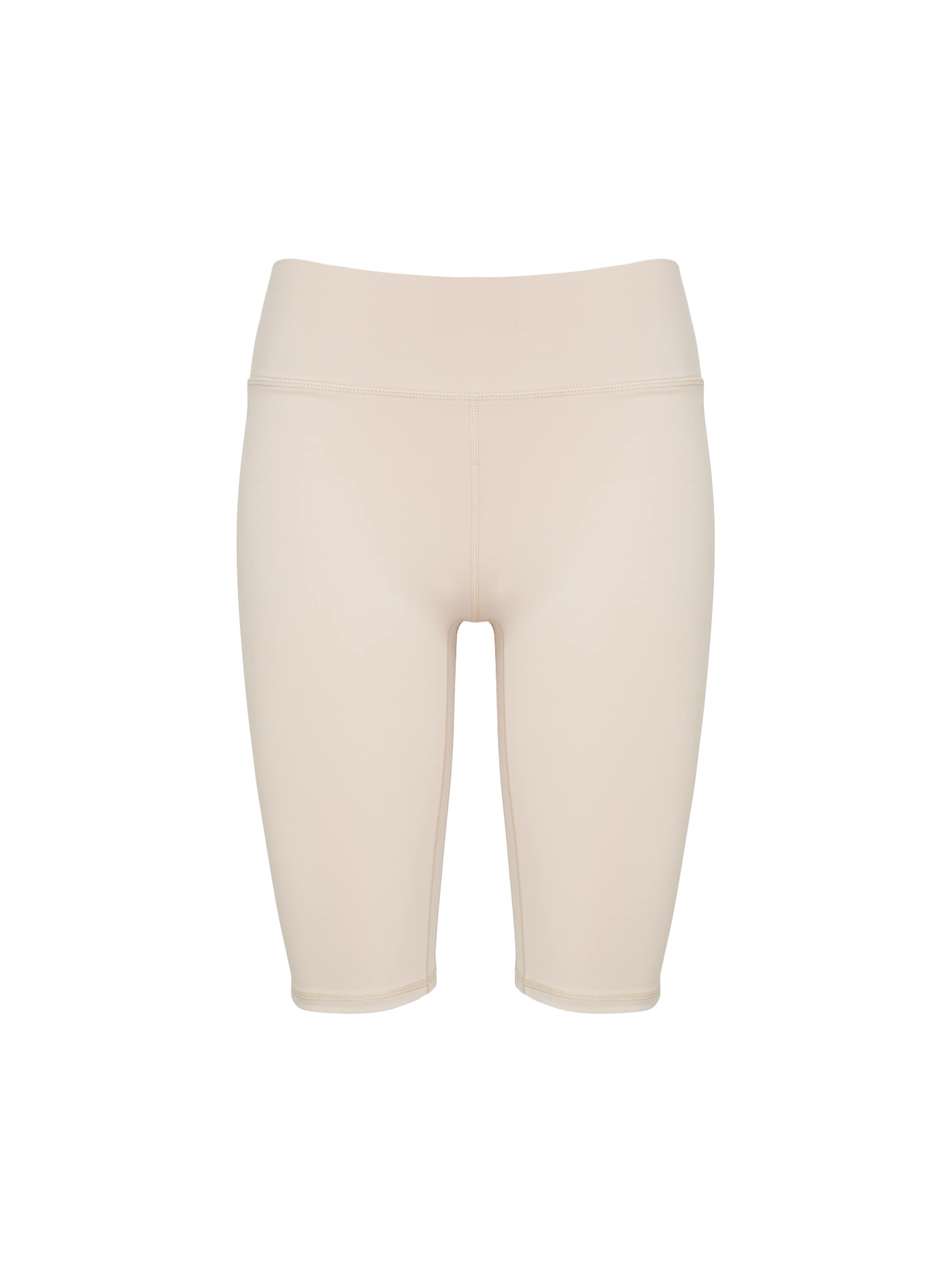 ABOUT YOU x VIAM Studio Skinny Shorts 'Taylor' in Beige: Vorderseite