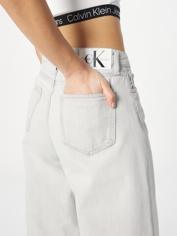 Calvin Klein Jeans Wide leg Jeans in Wit