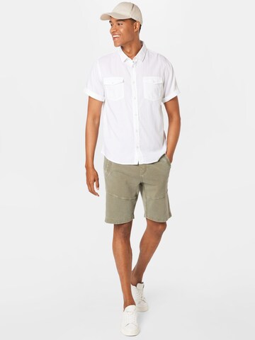 CAMP DAVID Regular fit Button Up Shirt in White