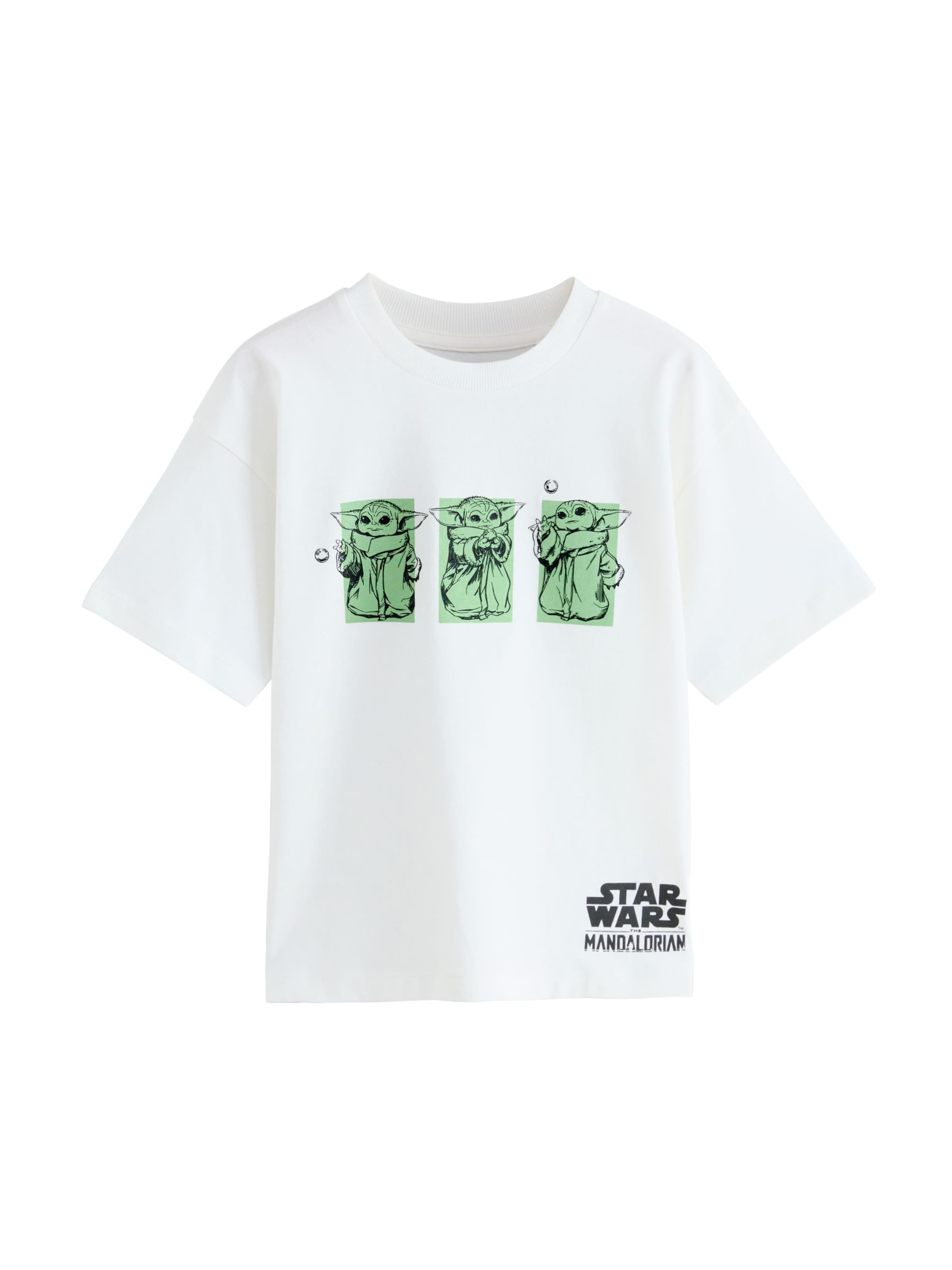Next Koszulka 'Mandalorian' w kolorze biały: przód