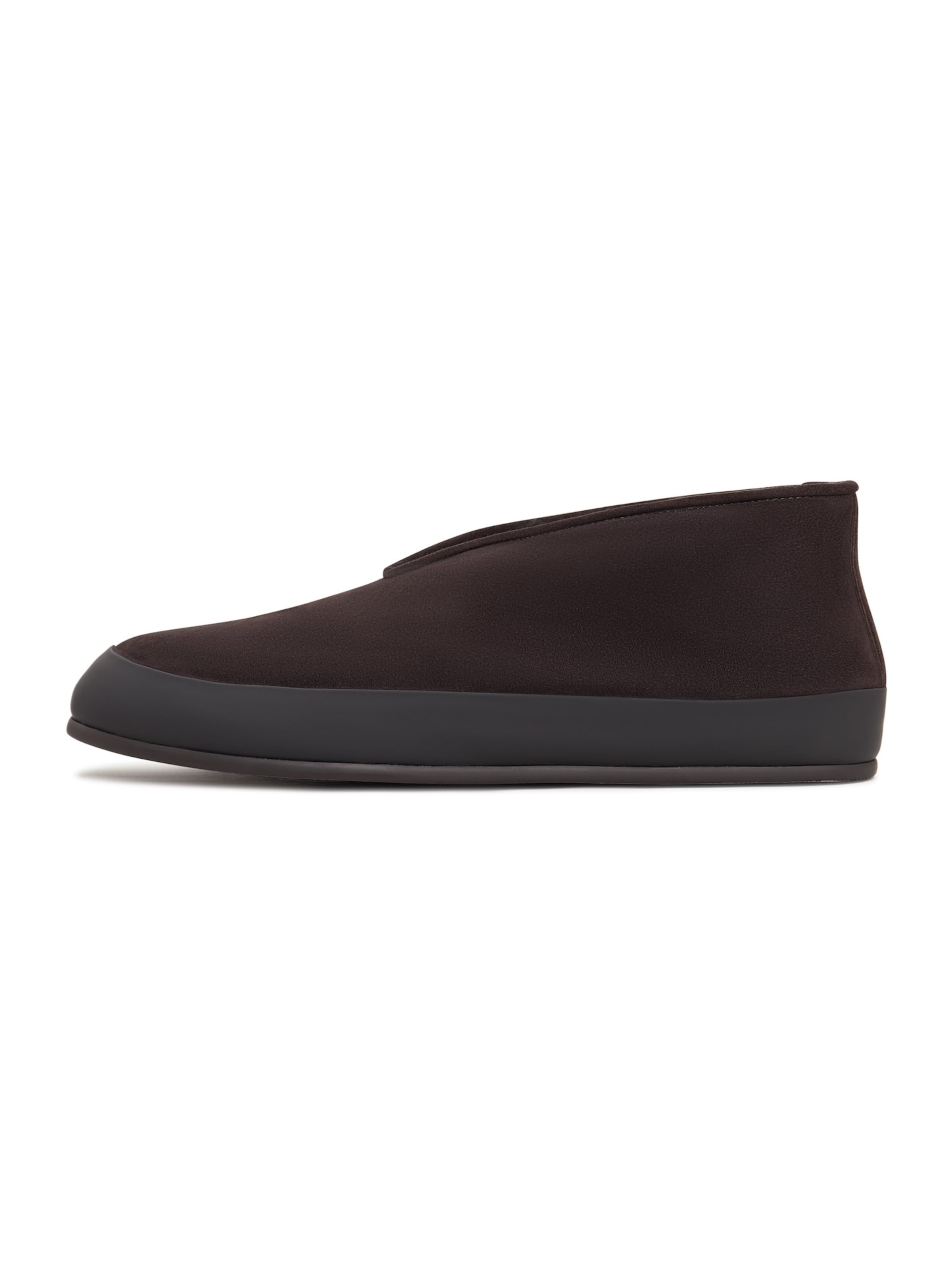 CESARE GASPARI Slipper in Braun: Vorderseite