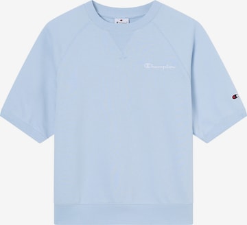 Champion Authentic Athletic Apparel Mikina - Modrá: predná strana