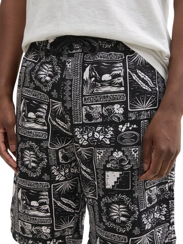Loosefit Pantalon TOM TAILOR DENIM en noir