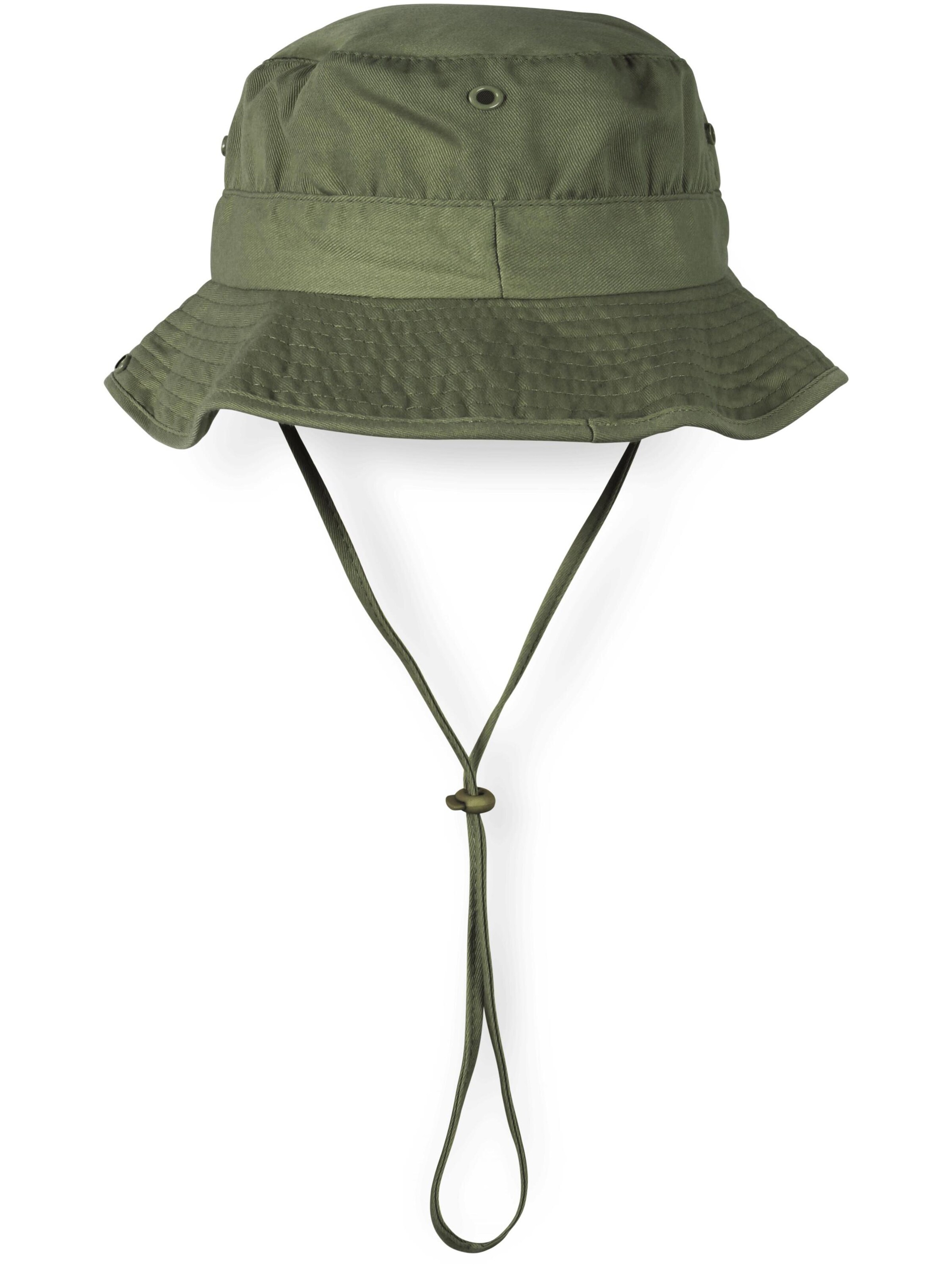 normani Hut in Grün: Vorderseite