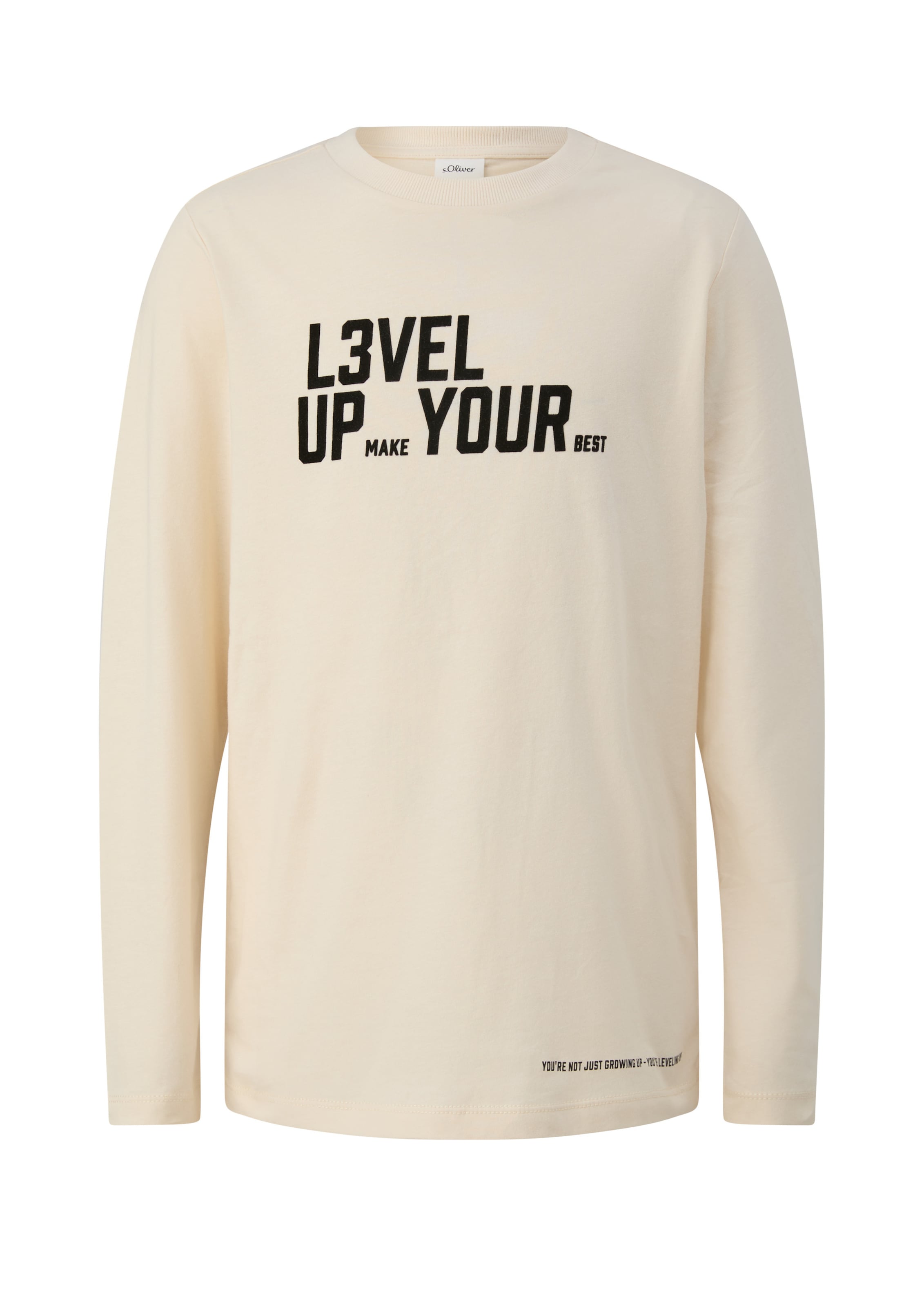 s.Oliver Shirt in Beige: front