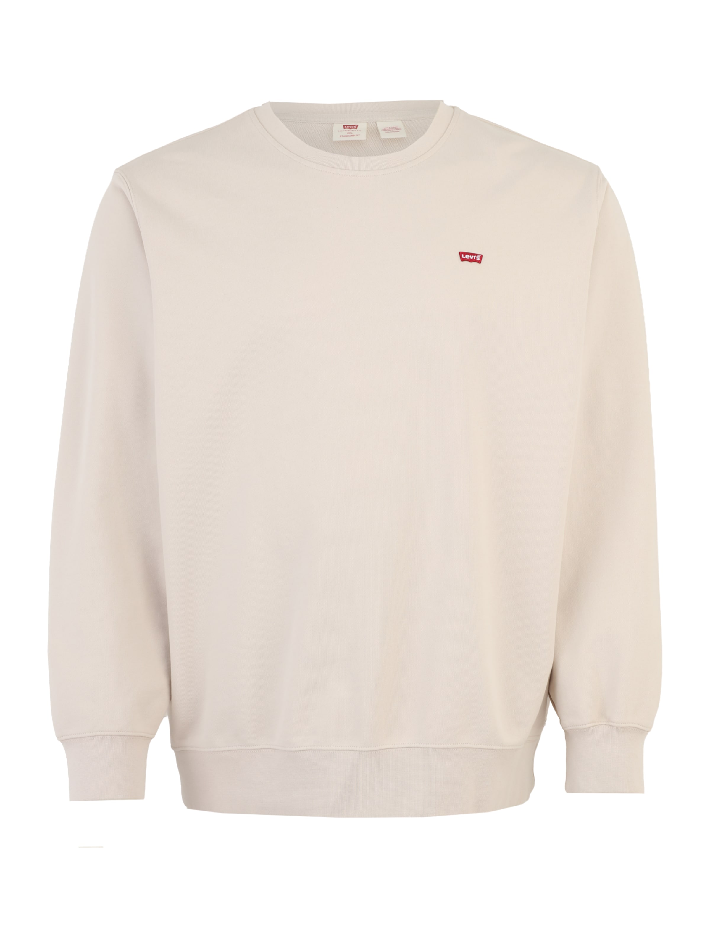 Levi's® Big & Tall Μπλούζα φούτερ σε γκρι: μπροστά