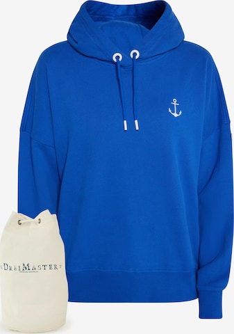 DreiMaster Maritim Sweatshirt in Blue: front