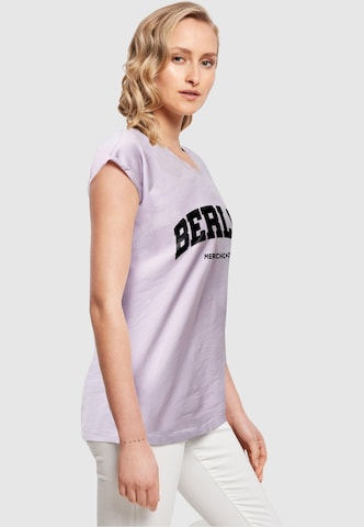 Merchcode Shirt 'Berlin' in Lila