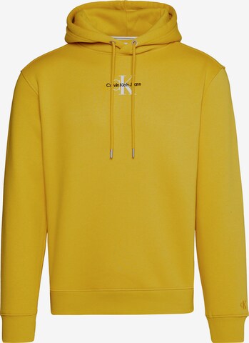 Calvin Klein Jeans Sweatshirt in Yellow: front