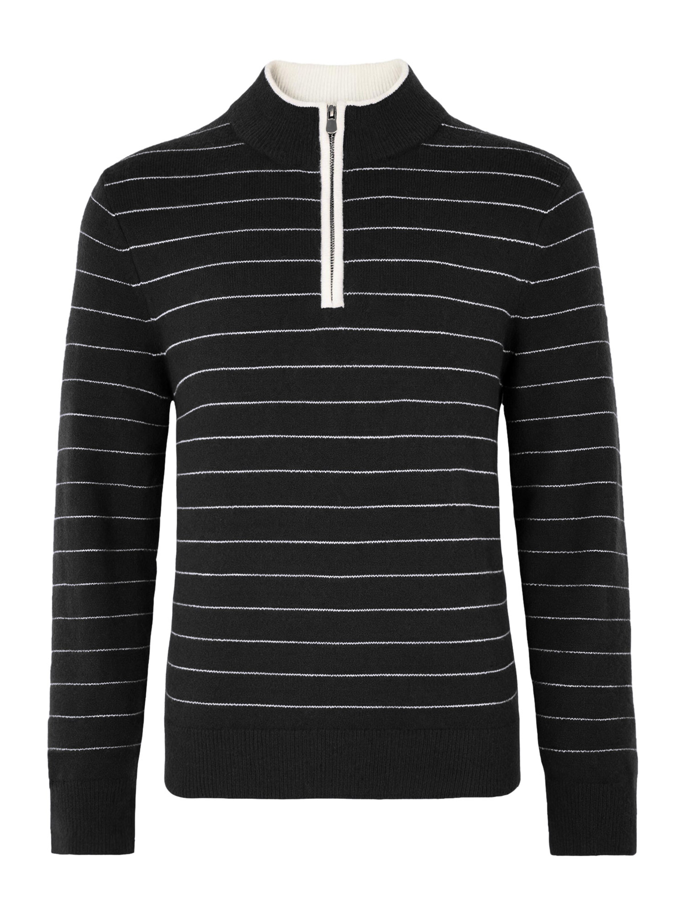 Pull-over Vantory en noir : devant