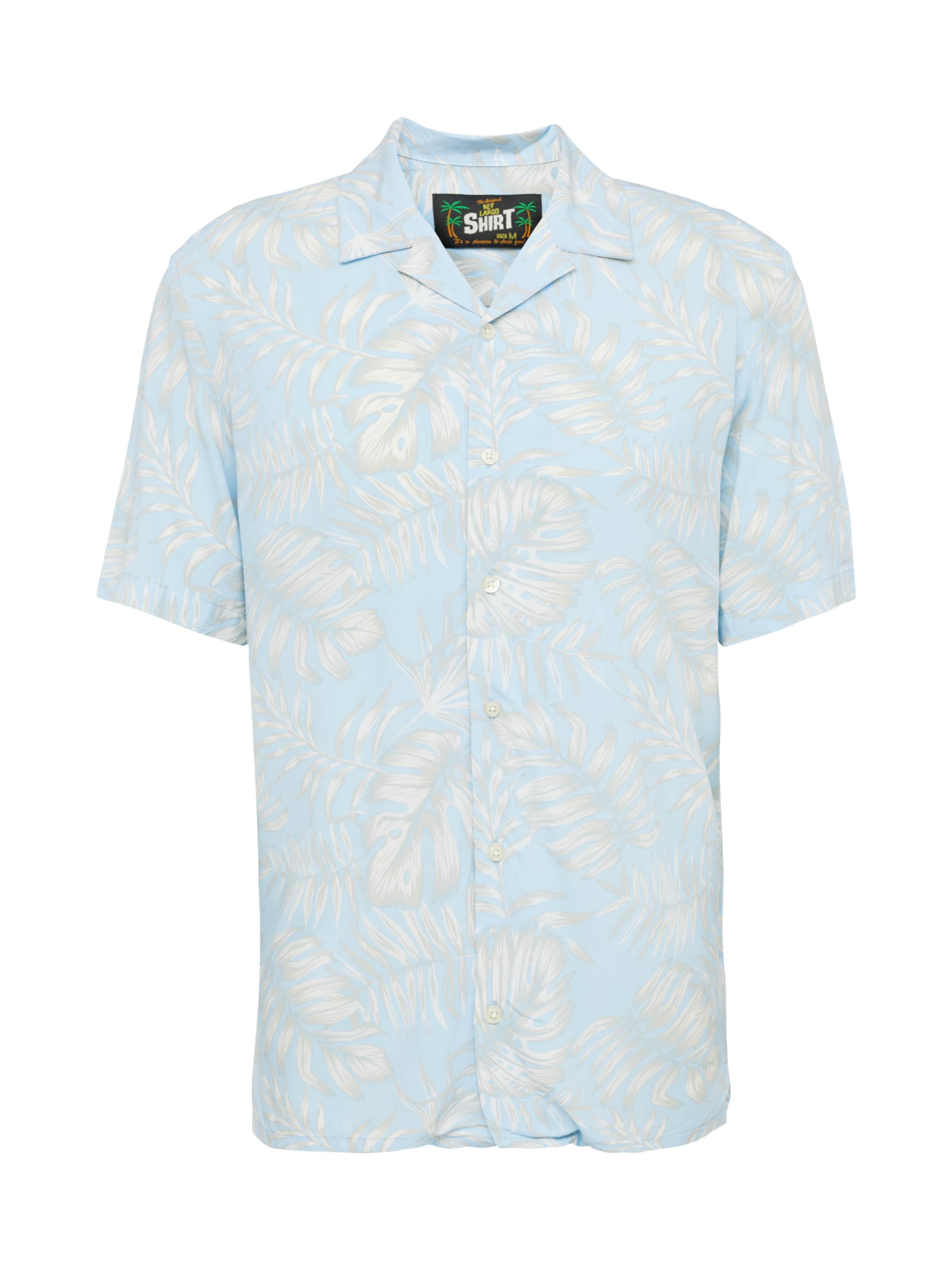 Key Largo Regularny krój Koszula 'Havanna' w kolorze niebieski: przód
