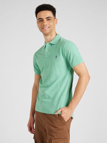 Coupe regular T-Shirt Polo Ralph Lauren en vert : devant