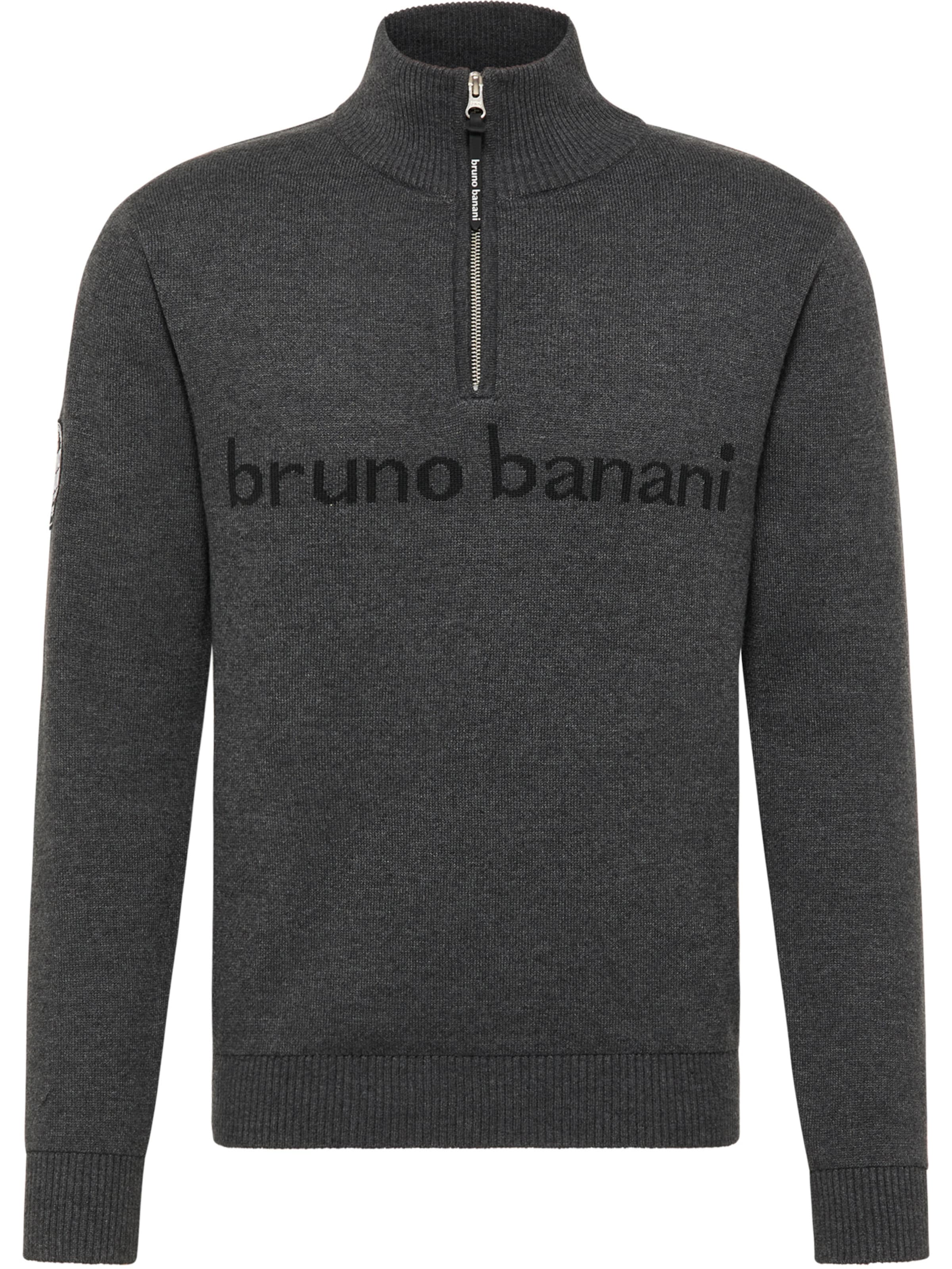 Bruno Banani Pullover 'BALLARD' in Grau: Vorderseite