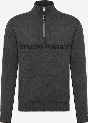 BRUNO BANANI Pullover 'BALLARD' in Grau: predná strana