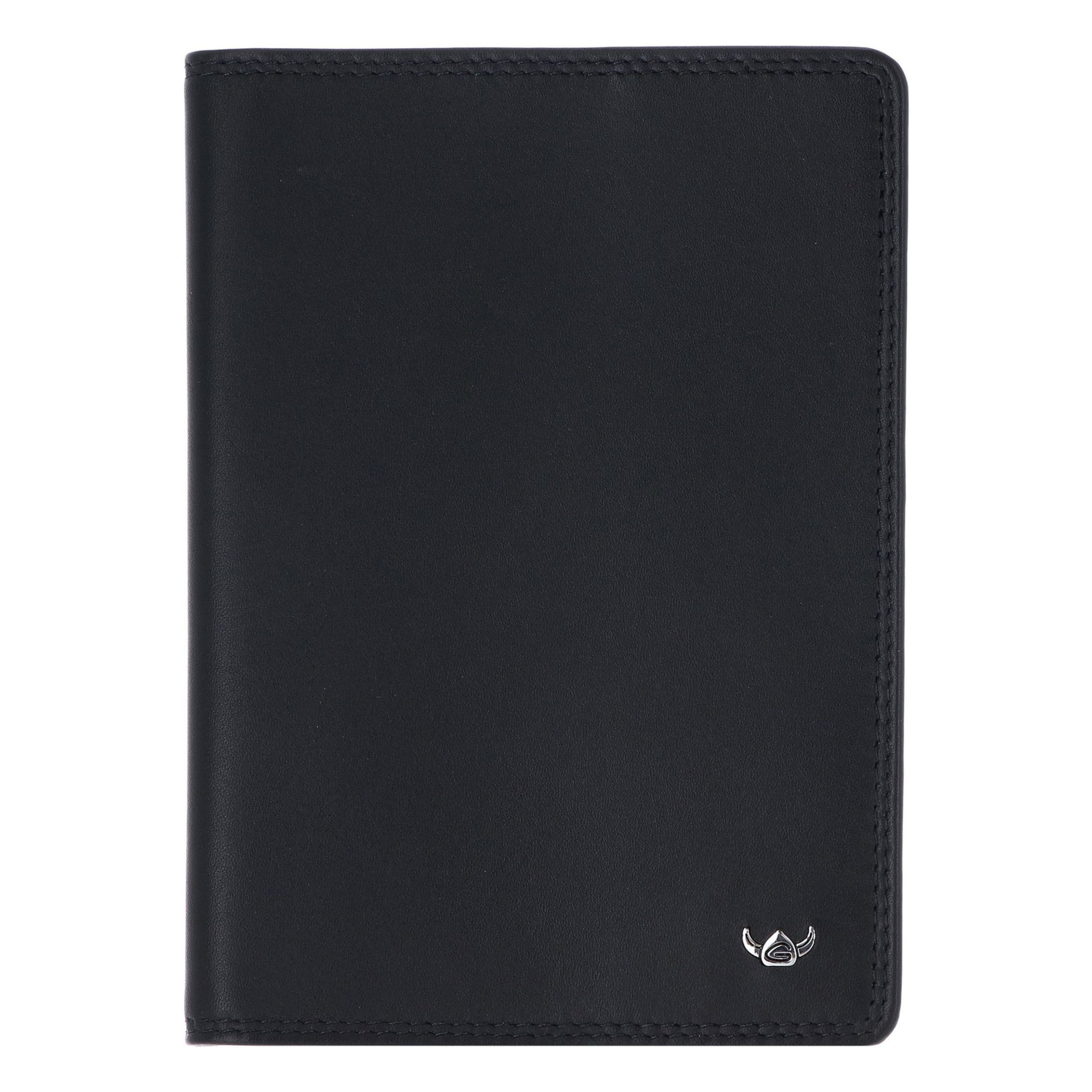 GOLDEN HEAD Wallet 'Polo' in Black: front
