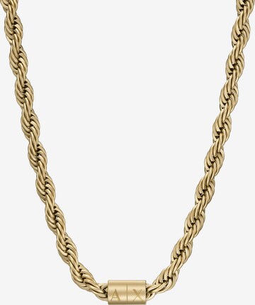 ARMANI EXCHANGE Necklace in Gold: front