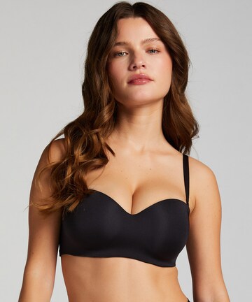 Push-up Reggiseno 'Smooth' di Hunkemöller in nero: frontale