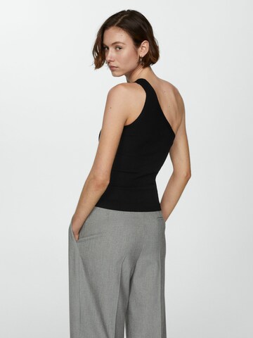 MANGO Knitted top 'ASIM' in Black