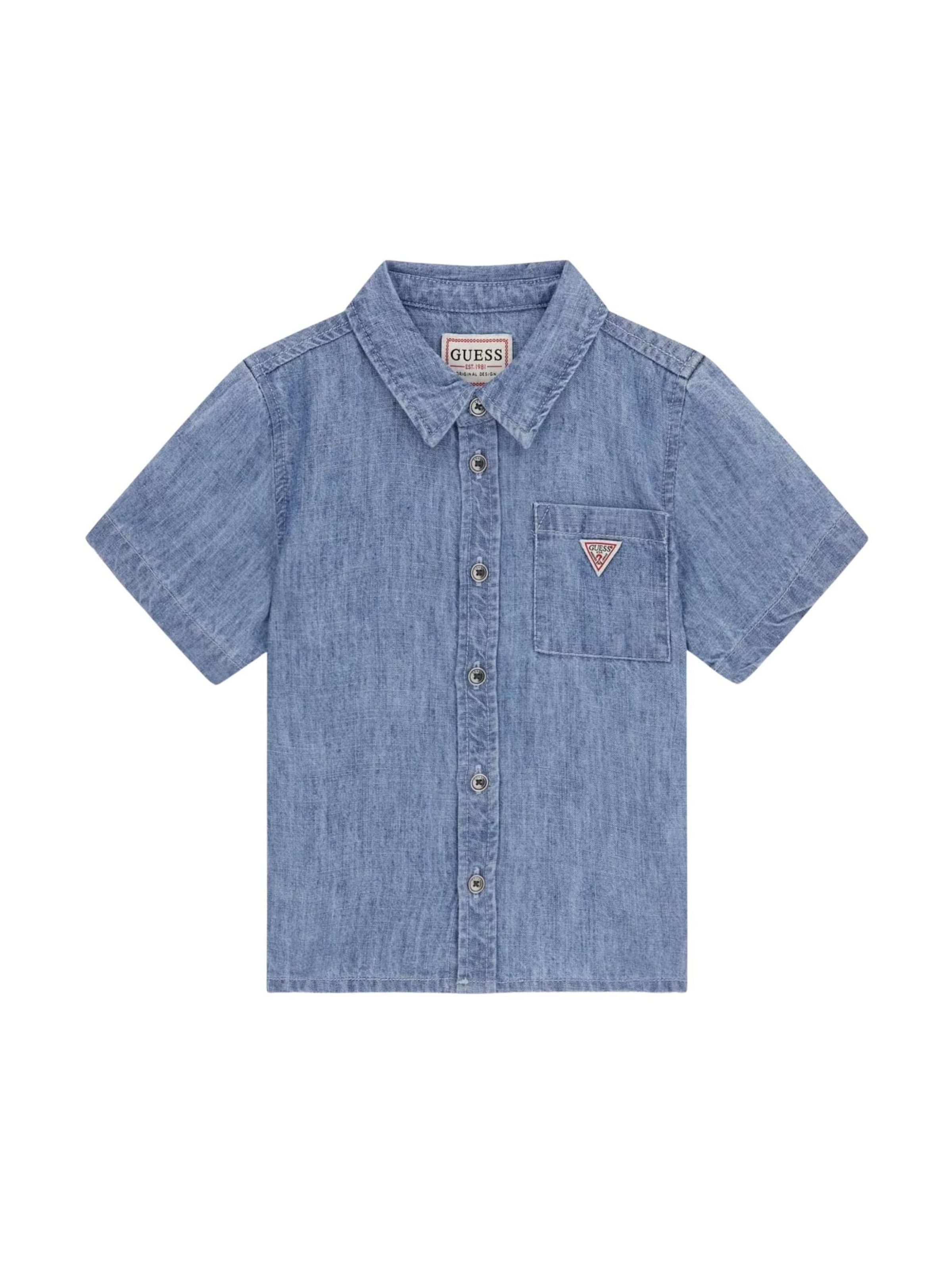 Regular fit Camicia di GUESS KIDS in blu: frontale