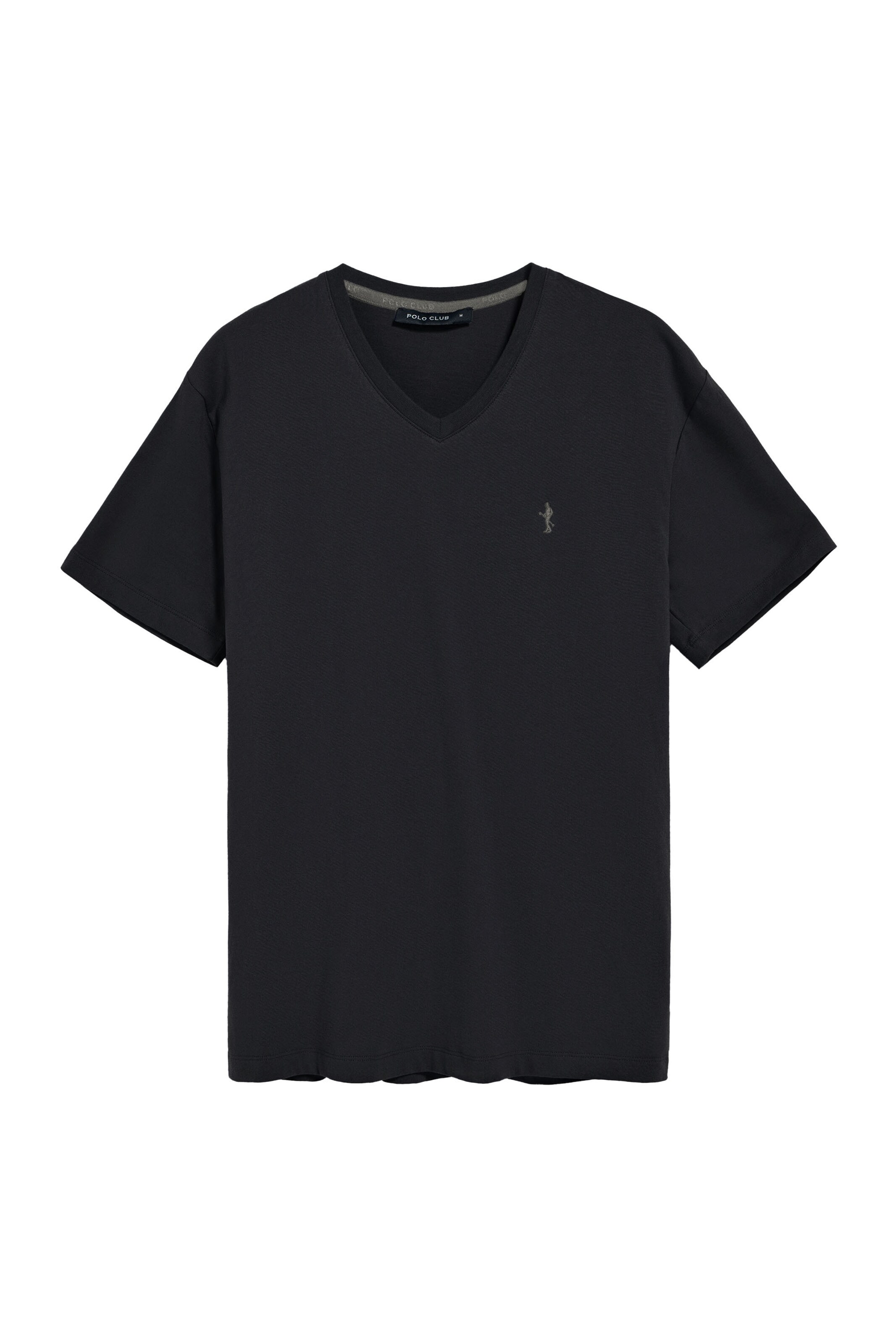 Polo Club T-Shirt in Schwarz: Vorderseite