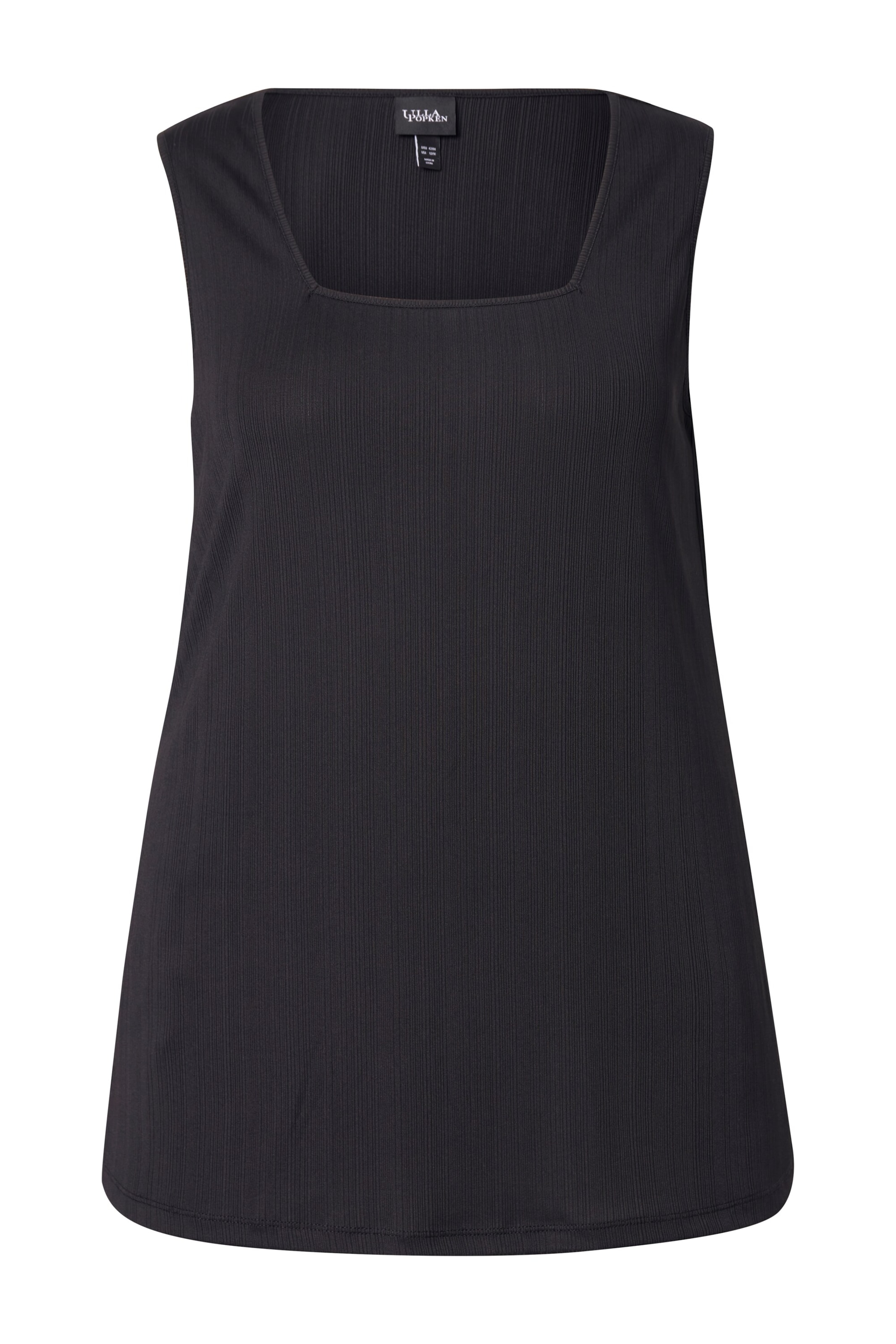 Ulla Popken Top in Zwart: voorkant