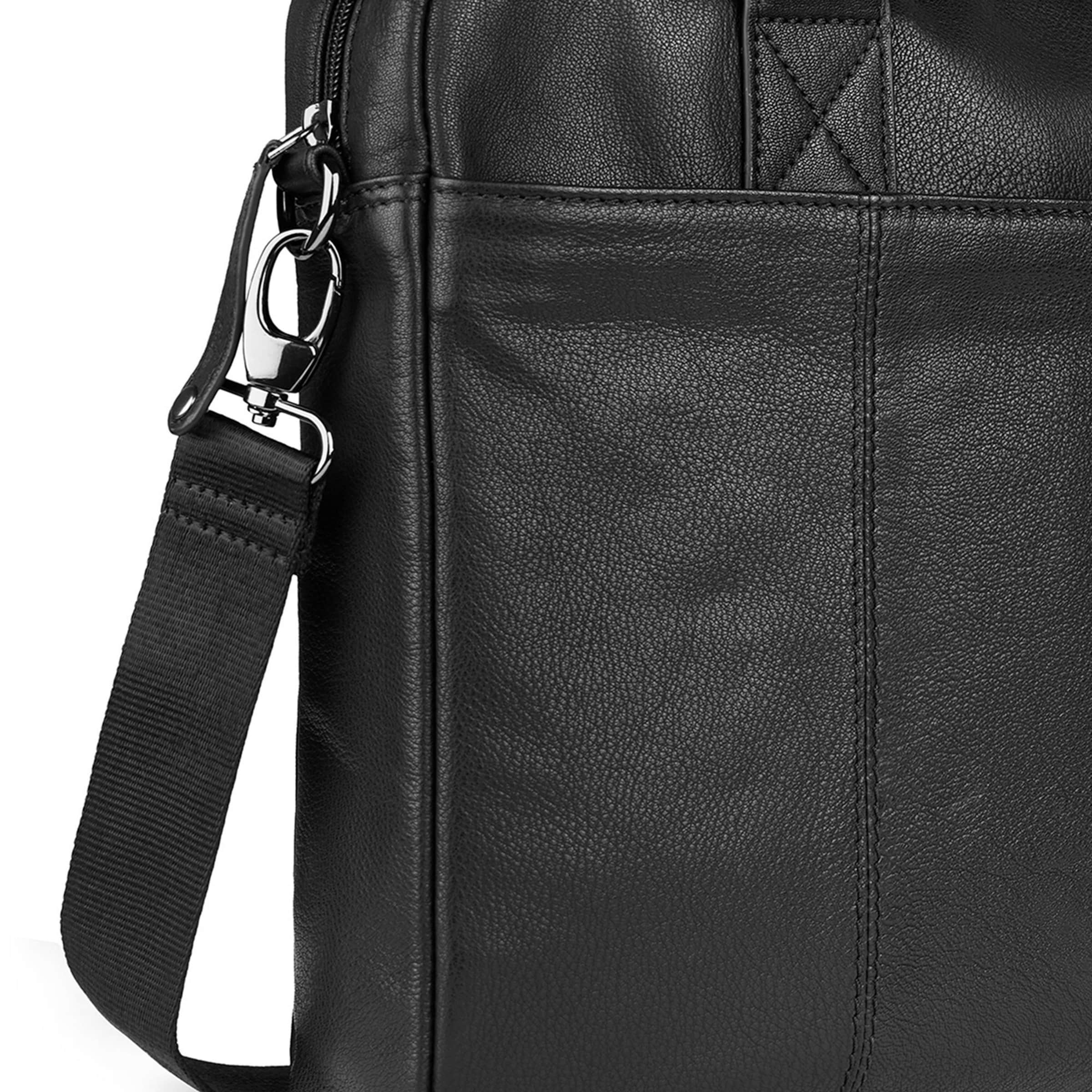 Porte-documents 'Black Magic' bugatti en noir