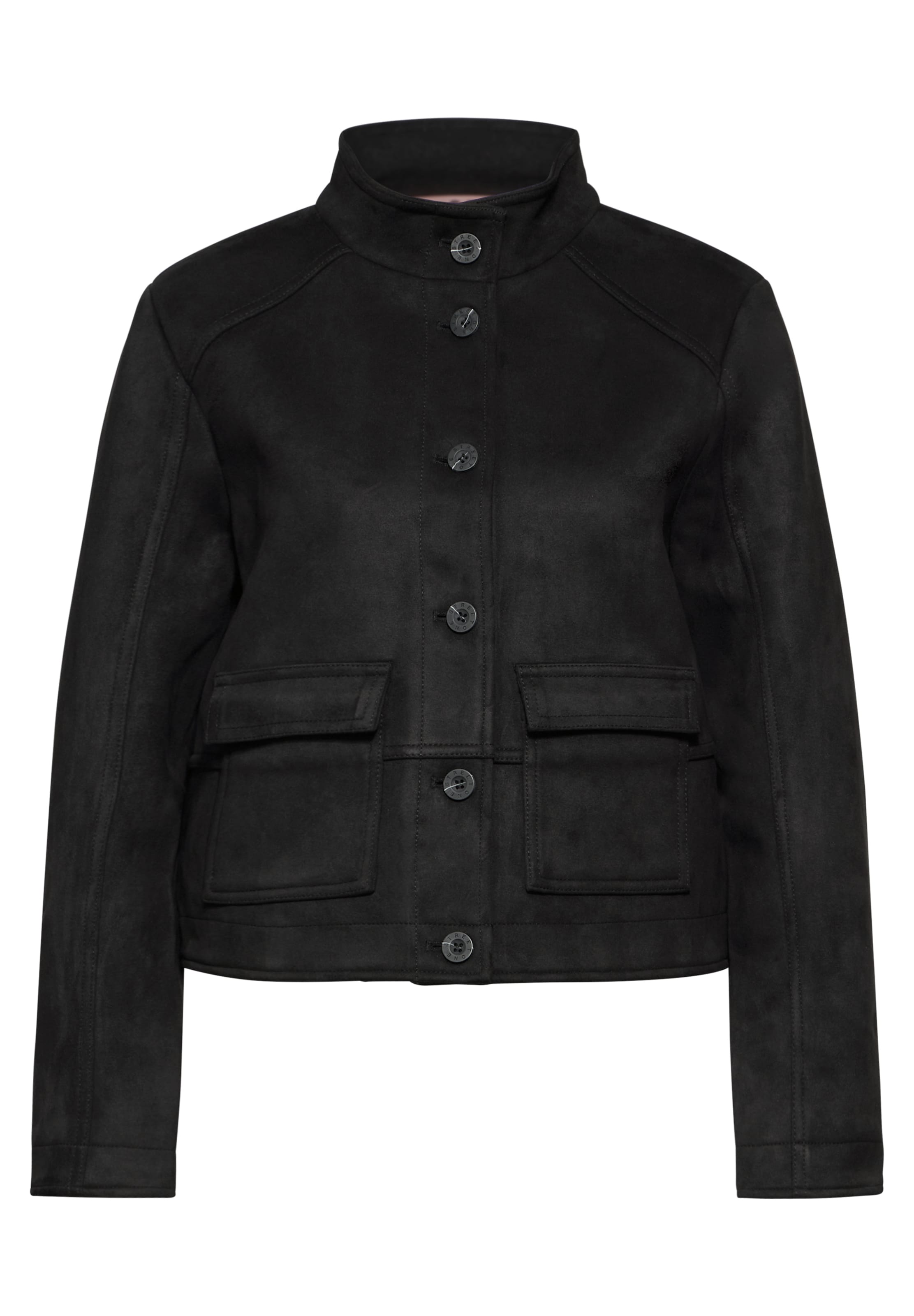 STREET ONE Übergangsjacke in Schwarz: Vorderseite