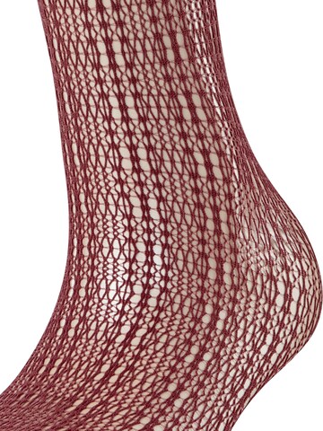 FALKE Overknee Strümpfe 'Crossroads'‌‌‌‌‌‌‌ in Rot