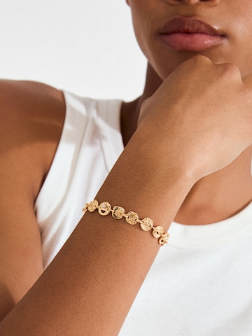 Pilgrim Браслет 'Fire' в Золотой