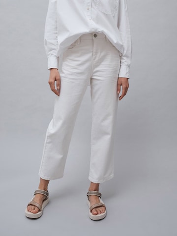 regular Jeans 'Lani' di OPUS in bianco: frontale